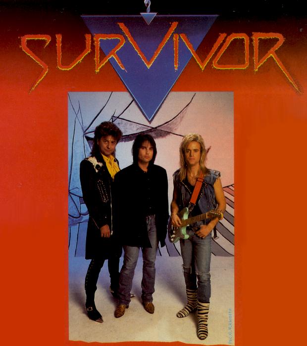 Survivor, circa 1989; from an article in METAL HAMMER magazine, exact date unknown