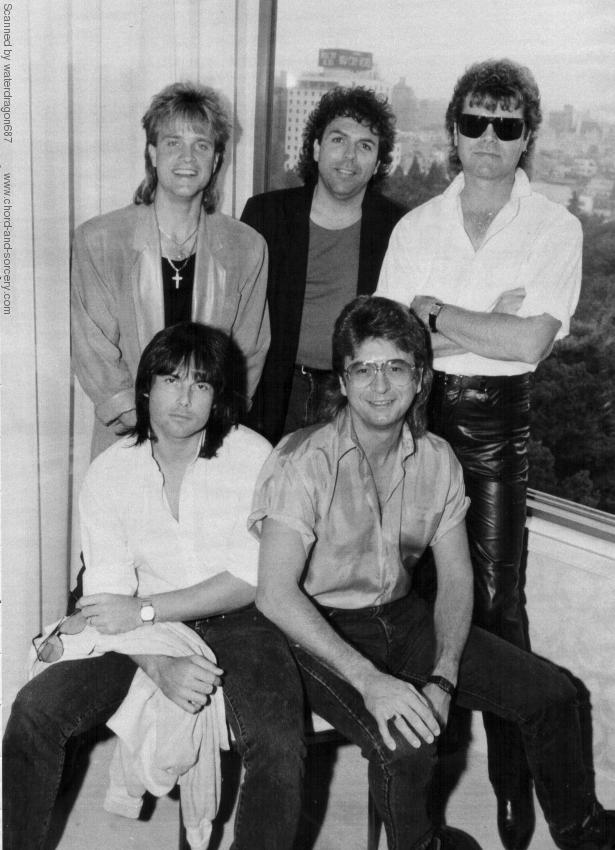 Survivor, from an article in the November 1985 issue of MUSIC LIFE, a Japanese music magazine