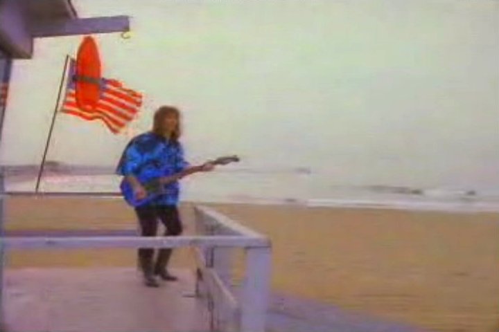 Screenshot from the music video for Jimi Jamison's song 'I'm Always Here'