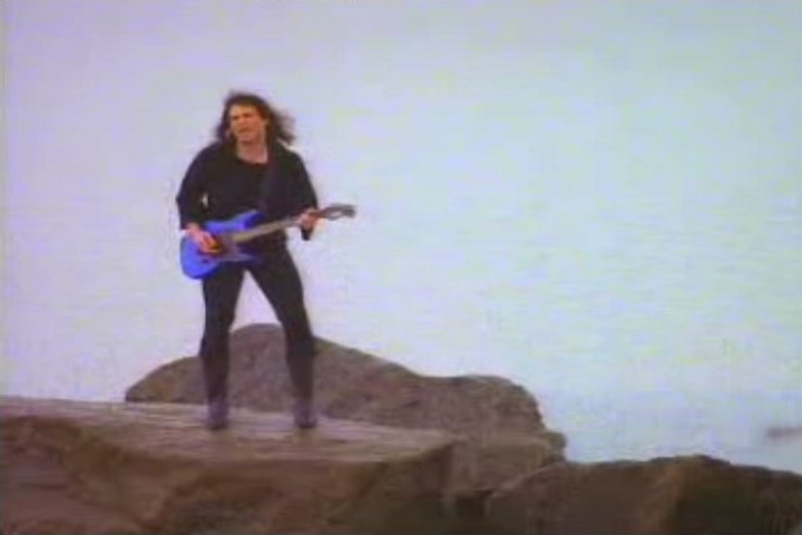 Screenshot from the music video for Jimi Jamison's song 'I'm Always Here'