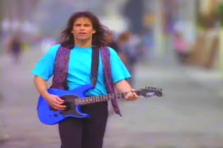Screenshot from the music video for Jimi Jamison's song 'I'm Always Here'