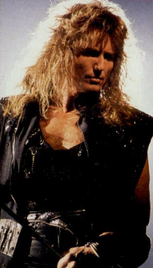 David Coverdale, circa 1987; another shot from the 'Still Of The Night' video