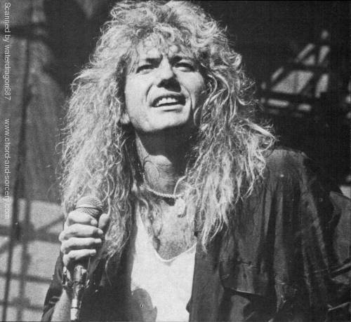 David Coverdale, circa 1987; provenance unknown