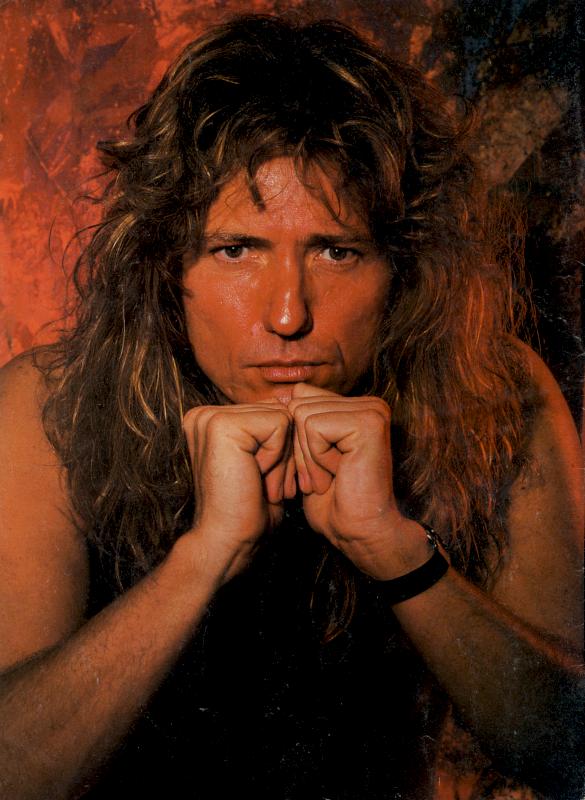 David Coverdale, circa 1987; provenance unknown