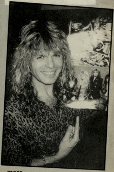Rudy Sarzo, circa 1990; from an article in METAL EDGE magazine, exact issue unknown
