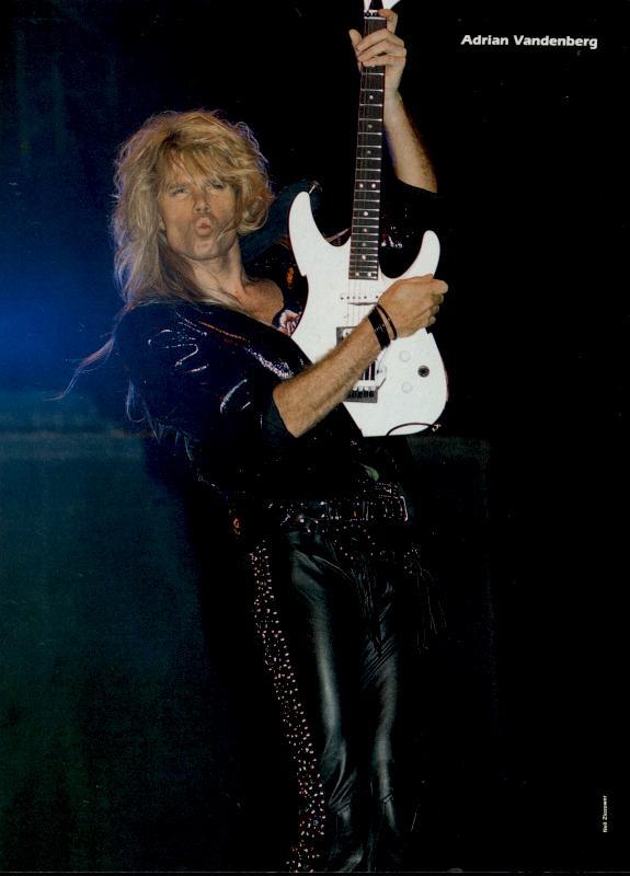 Adrian Vandenberg, circa 1987; provenance unknown