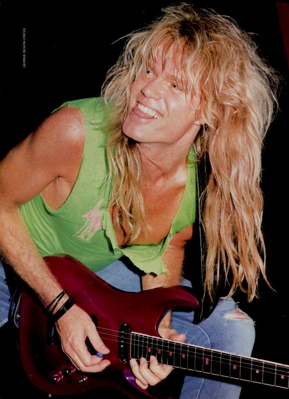 Adrian Vandenberg, circa 1987; provenance unknown