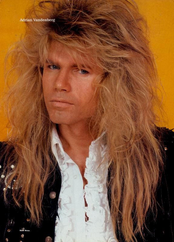 Adrian Vandenberg, circa 1987; provenance unknown