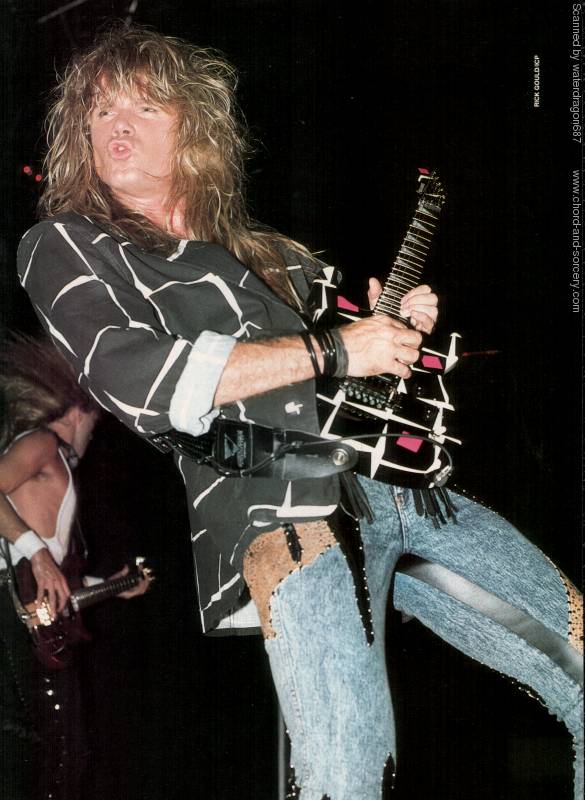 Adrian Vandenberg, circa 1987; from a CIRCUS magazine pinup