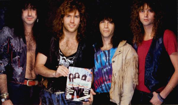 Winger, from an early 90's ad for HIT PARADER magazine