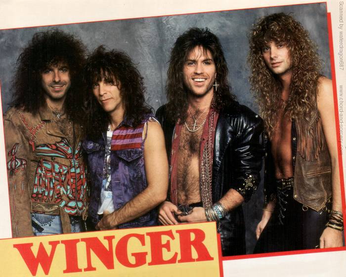 Winger, circa 1989; provenance unknown