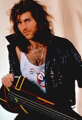 Kip Winger, from the June page of the 1990 Winger calendar
