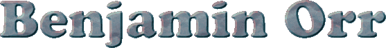 Benjamin Orr name banner