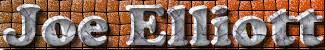 Joe Elliott name banner