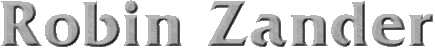 Robin Zander name banner