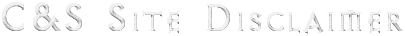 Chord and Sorcery Site Disclaimer