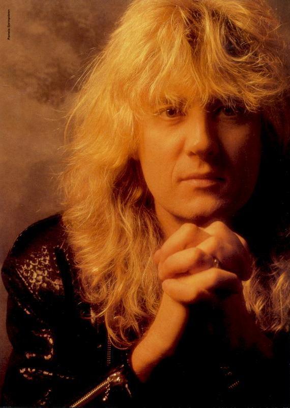 Joe Elliott, circa 1992; from an article in RIP magazine