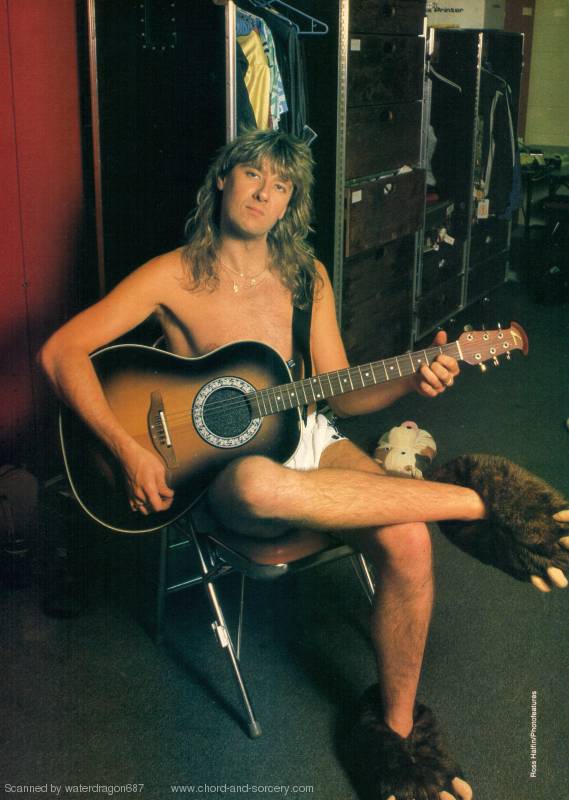 Joe Elliott, circa 1987; provenance unknown