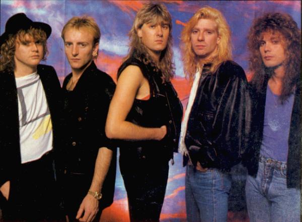 Def Leppard, circa 1987; provenance unknown