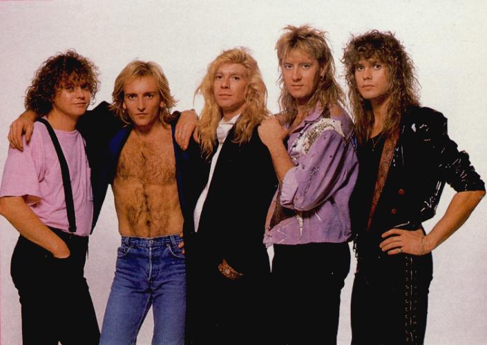 Def Leppard, circa 1987; provenance unknown