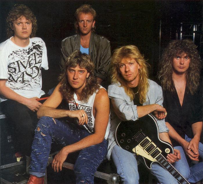 Def Leppard, circa 1987; provenance unknown