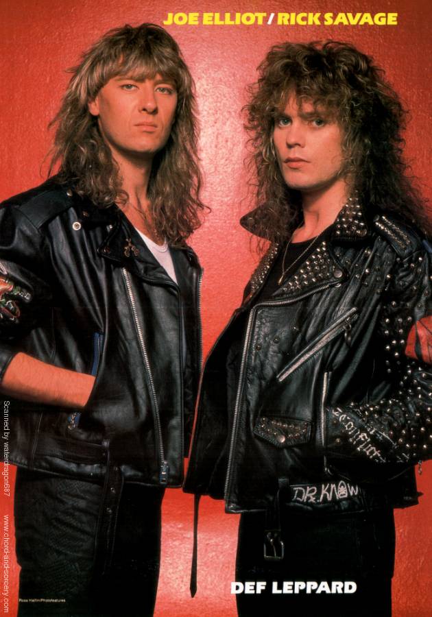 Def Leppard, circa 1987; provenance unknown