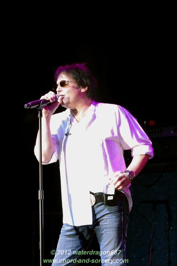 Jimi Jamison live in Hoffman Estates, Illinois, 7 July 2012. Photo copyright waterdragon687, all rights reserved; not to be reproduced without permission.