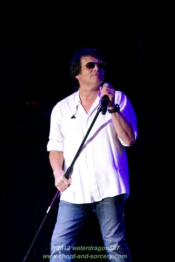 Jimi Jamison live in Hoffman Estates, Illinois, 7 July 2012. Photo copyright waterdragon687, all rights reserved; not to be reproduced without permission.