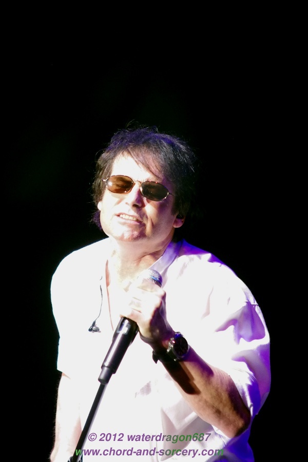 Jimi Jamison live in Hoffman Estates, Illinois, 7 July 2012. Photo copyright waterdragon687, all rights reserved; not to be reproduced without permission.