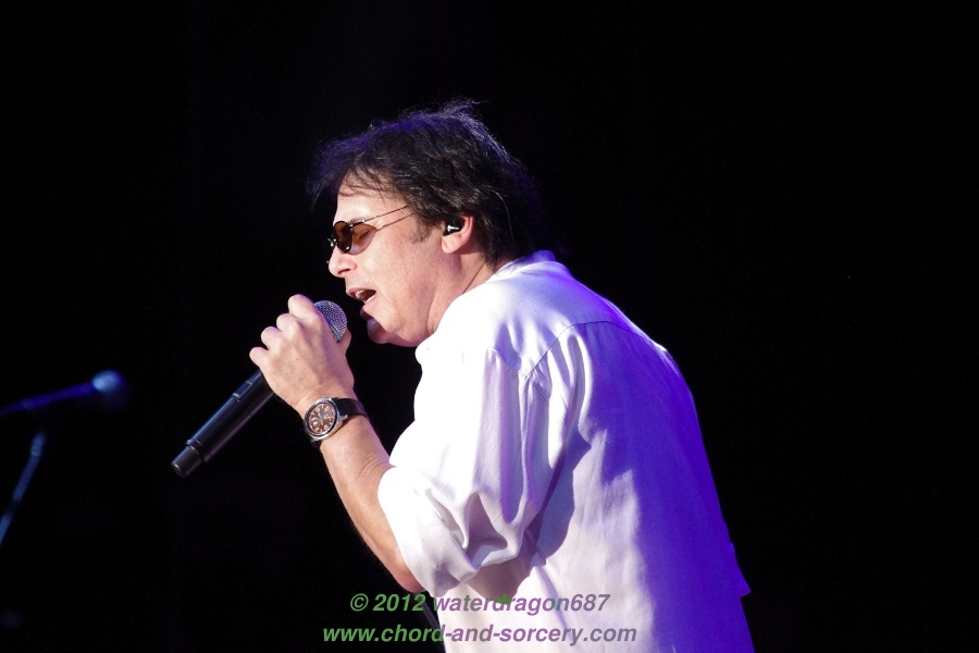 Jimi Jamison live in Hoffman Estates, Illinois, 7 July 2012. Photo copyright waterdragon687, all rights reserved; not to be reproduced without permission.