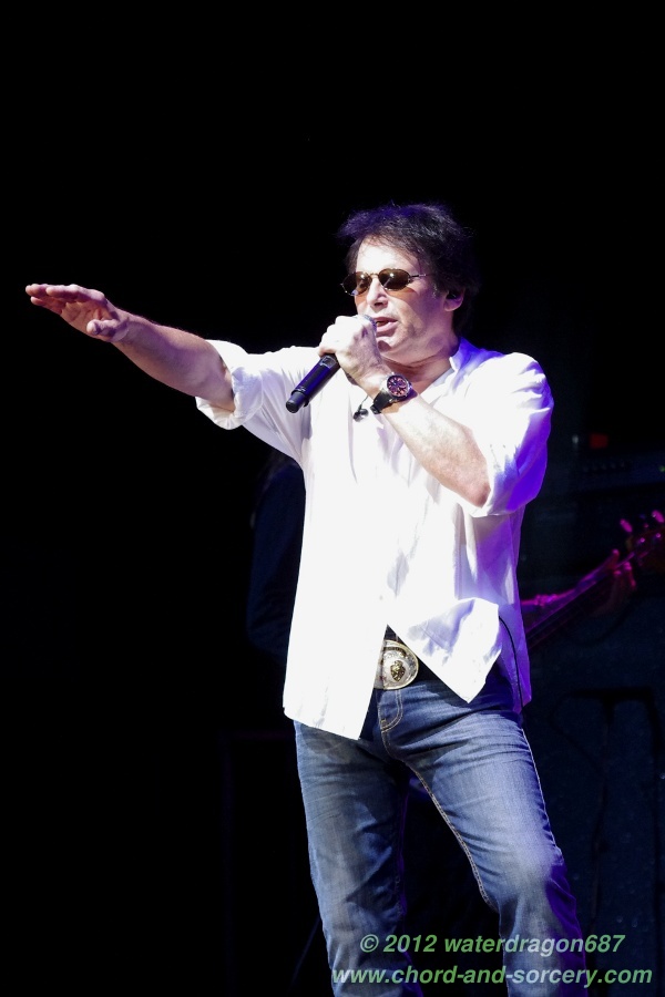 Jimi Jamison live in Hoffman Estates, Illinois, 7 July 2012. Photo copyright waterdragon687, all rights reserved; not to be reproduced without permission.