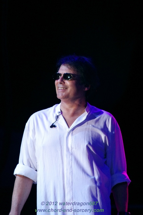 Jimi Jamison live in Hoffman Estates, Illinois, 7 July 2012. Photo copyright waterdragon687, all rights reserved; not to be reproduced without permission.