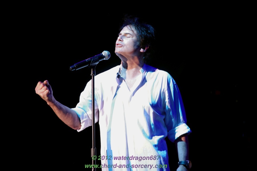 Jimi Jamison live in Hoffman Estates, Illinois, 7 July 2012. Photo copyright waterdragon687, all rights reserved; not to be reproduced without permission.