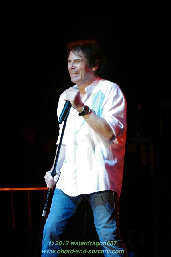 Jimi Jamison live in Hoffman Estates, Illinois, 7 July 2012. Photo copyright waterdragon687, all rights reserved; not to be reproduced without permission.