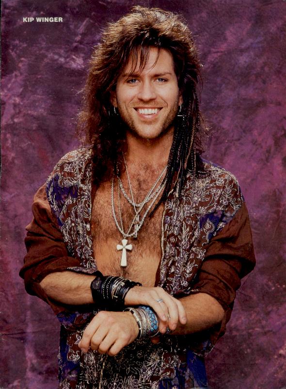Kip Winger, circa 1990; provenance unknown