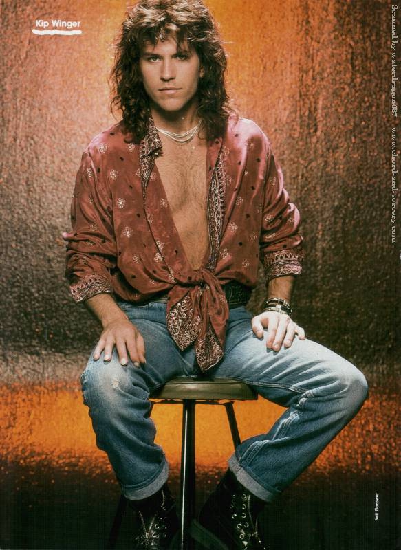 Kip Winger, circa 1991; provenance unknown