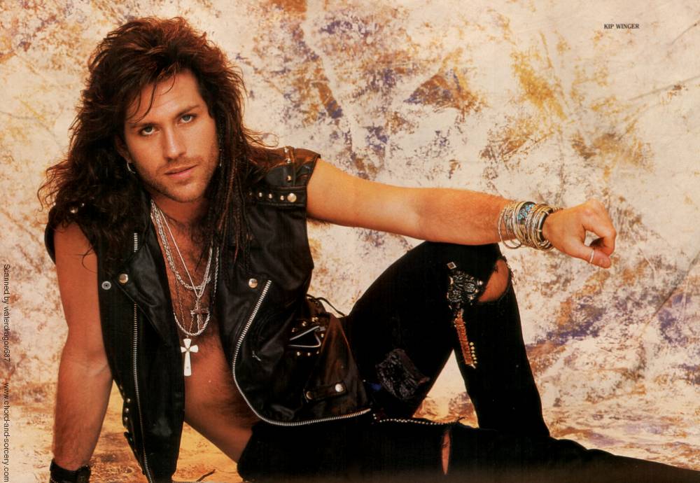 Kip Winger, circa 1989; provenance unknown