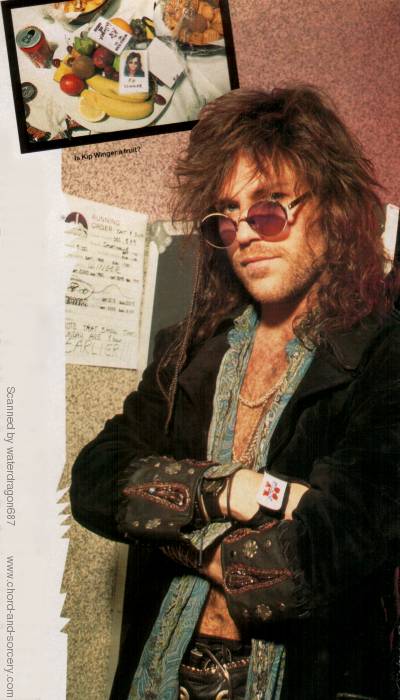 Kip Winger, circa 1989;